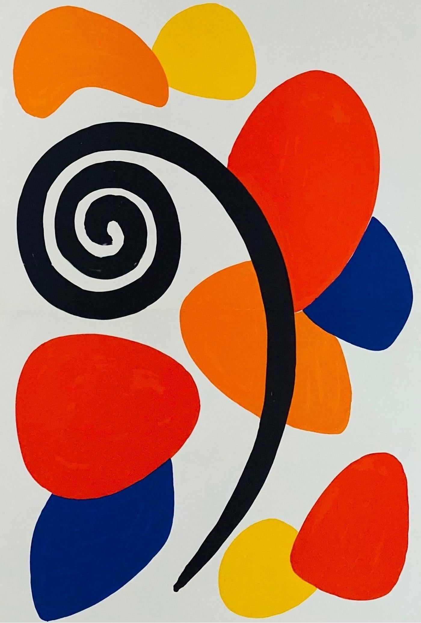 Alexander Calder Derrière le Miroir lithograph (1960s Calder prints)  1