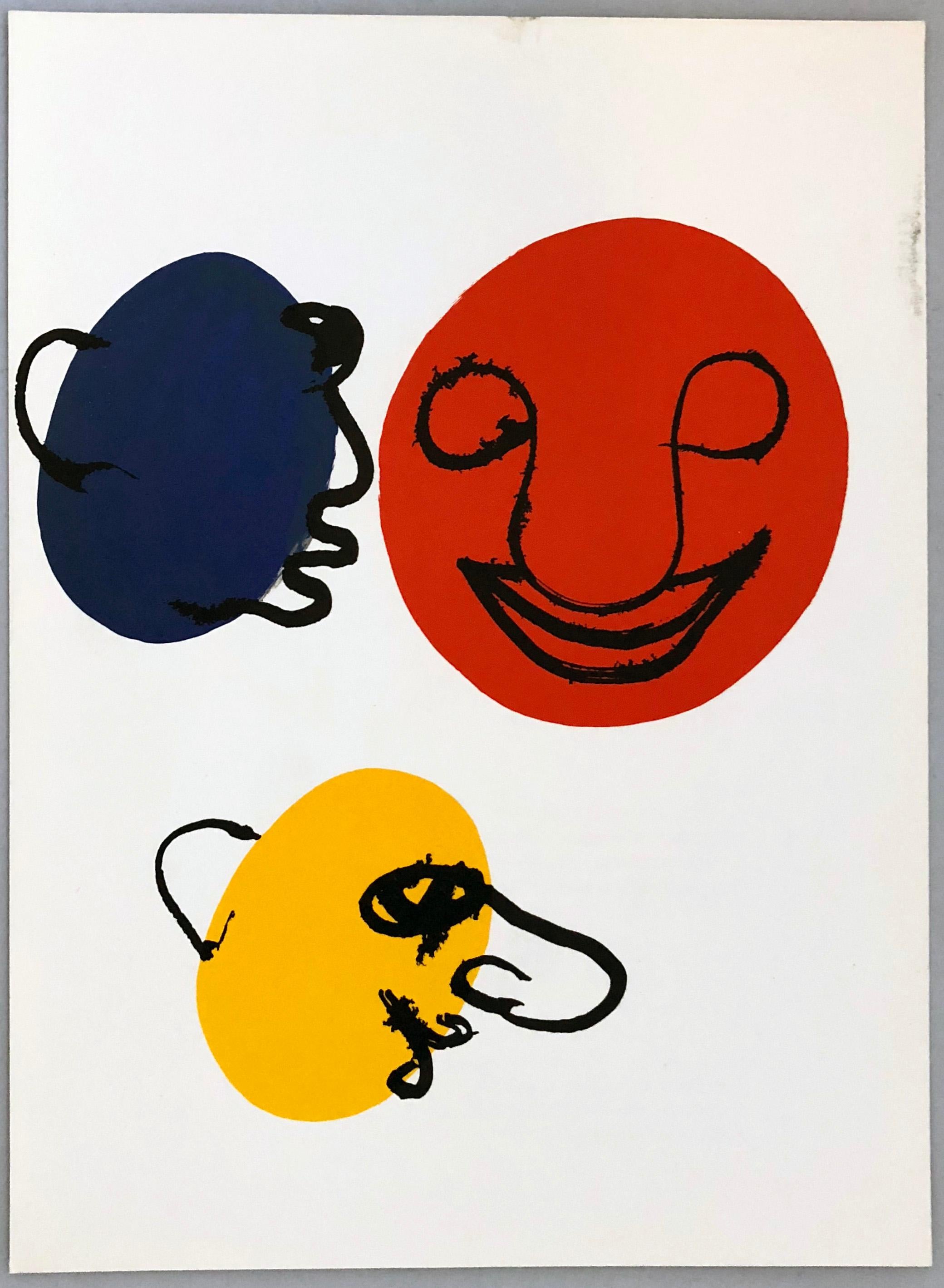 Alexander Calder lithograph Derrière le Miroir (Calder prints)  1