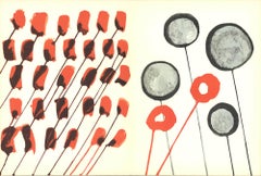 Alexander Calder-Derriere le Miroir No. 156-15" x 22"-Lithograph-1971-Surrealism