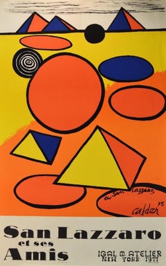 Alexander Calder Exhibition Poster: A San Lazzaro 75