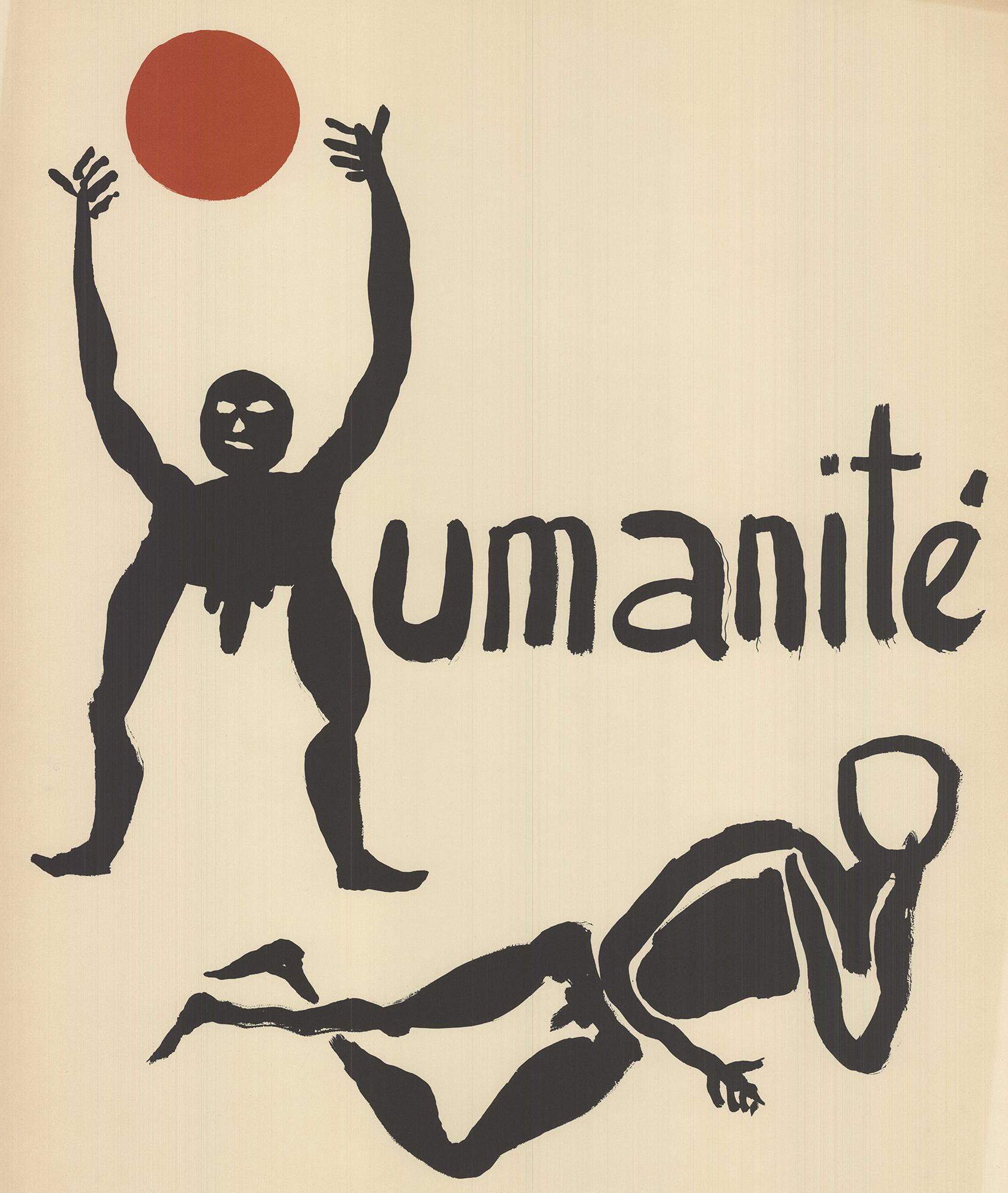 Alexander Calder - Fete de L'Humanite - handsigniert  im Angebot 1