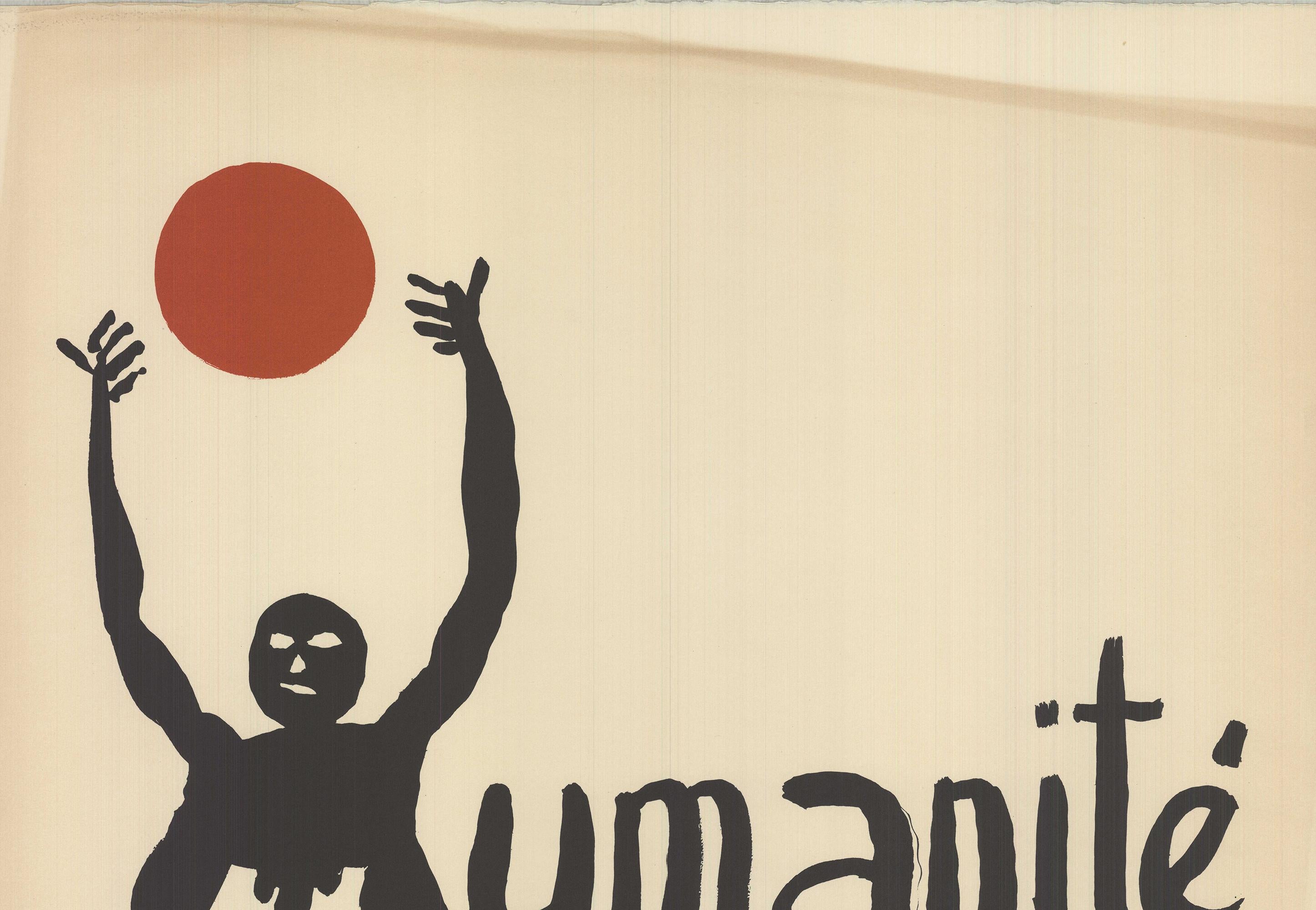 Alexander Calder - Fête de l'Humanité - SIGNÉ À LA MAIN  en vente 4