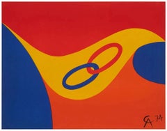 Alexander Calder, « Partnership » de la suite Flying Colors 1974-1975