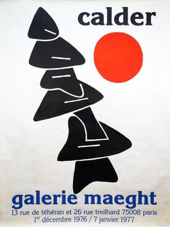 Vintage ALEXANDER CALDER Galerie Maeght, 1976