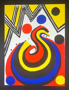 Alexander Calder - Girandola - Hand-Signed Lithography, 1972