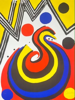 Alexander Calder - Girandola - Hand-Signed Lithography, 1972