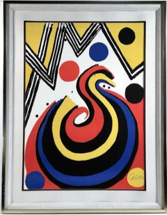 Alexander Calder 'La Vague (The Wave)' Limited Edition, Signed Print