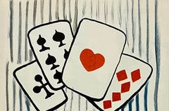 Alexander Calder Las Vegas Kartenspieler-Lithographie (Calder-Drucke)