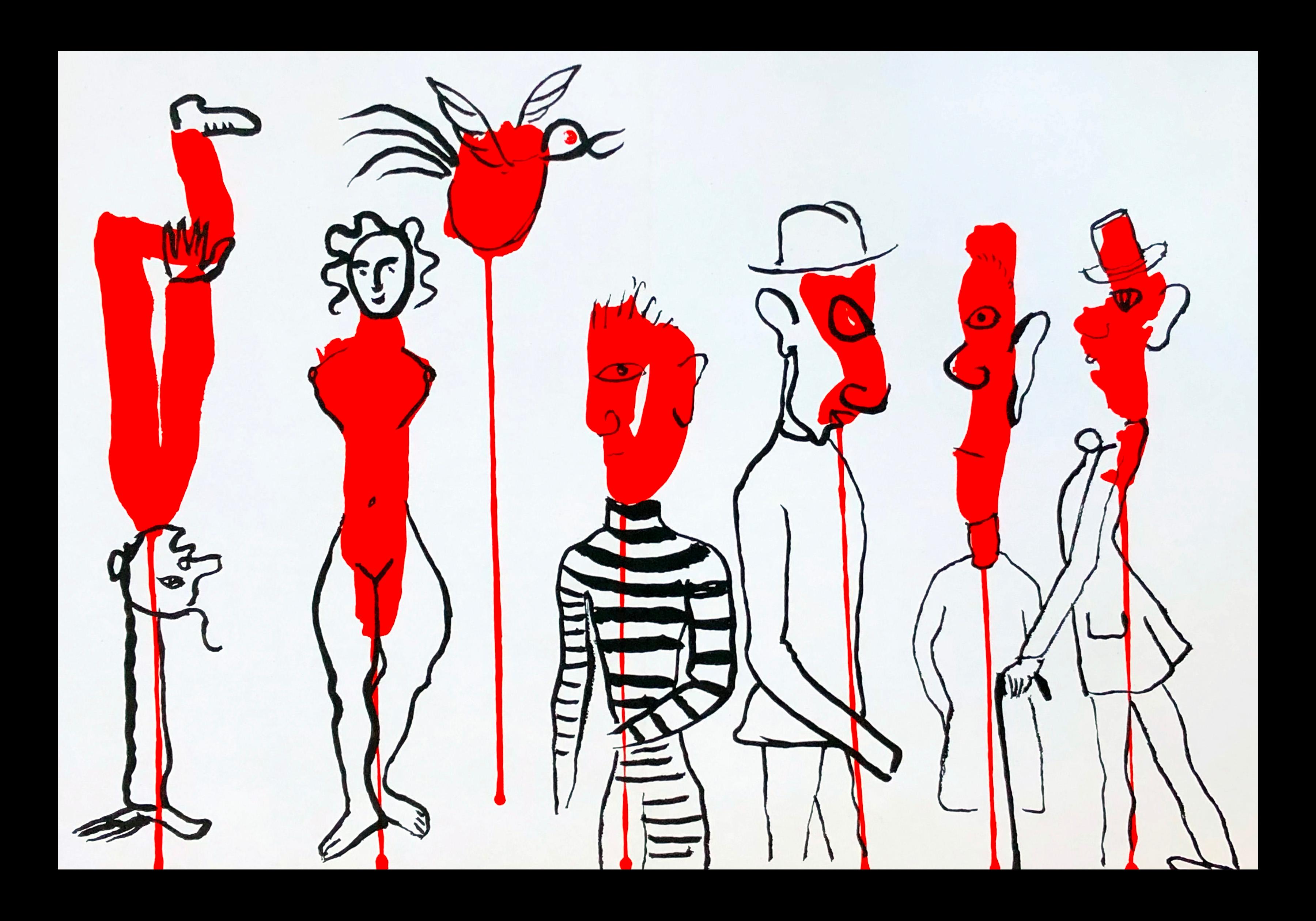 Alexander Calder Lithograph, Derrière le miroir 1966 1