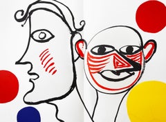 Alexander Calder lithograph derrière le miroir (Calder prints)