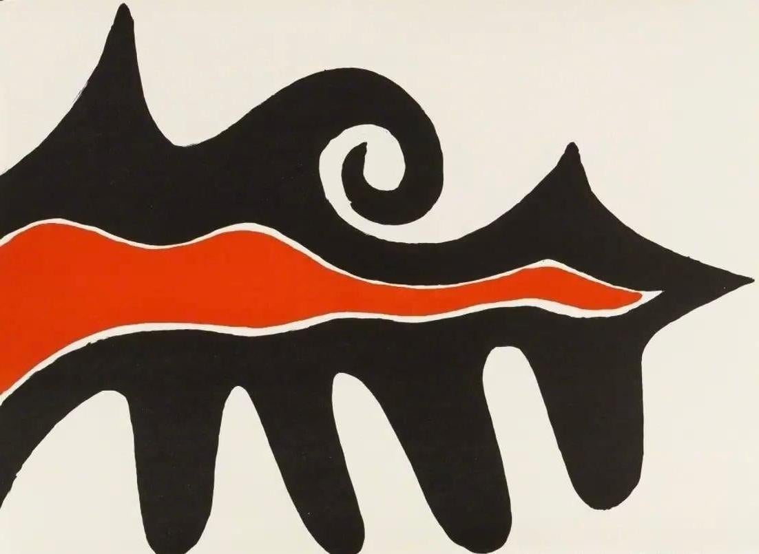 1970s Alexander Calder lithograph (Calder prints)  For Sale 1