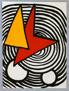 Alexander Calder lithograph derrière le miroir (Calder prints)