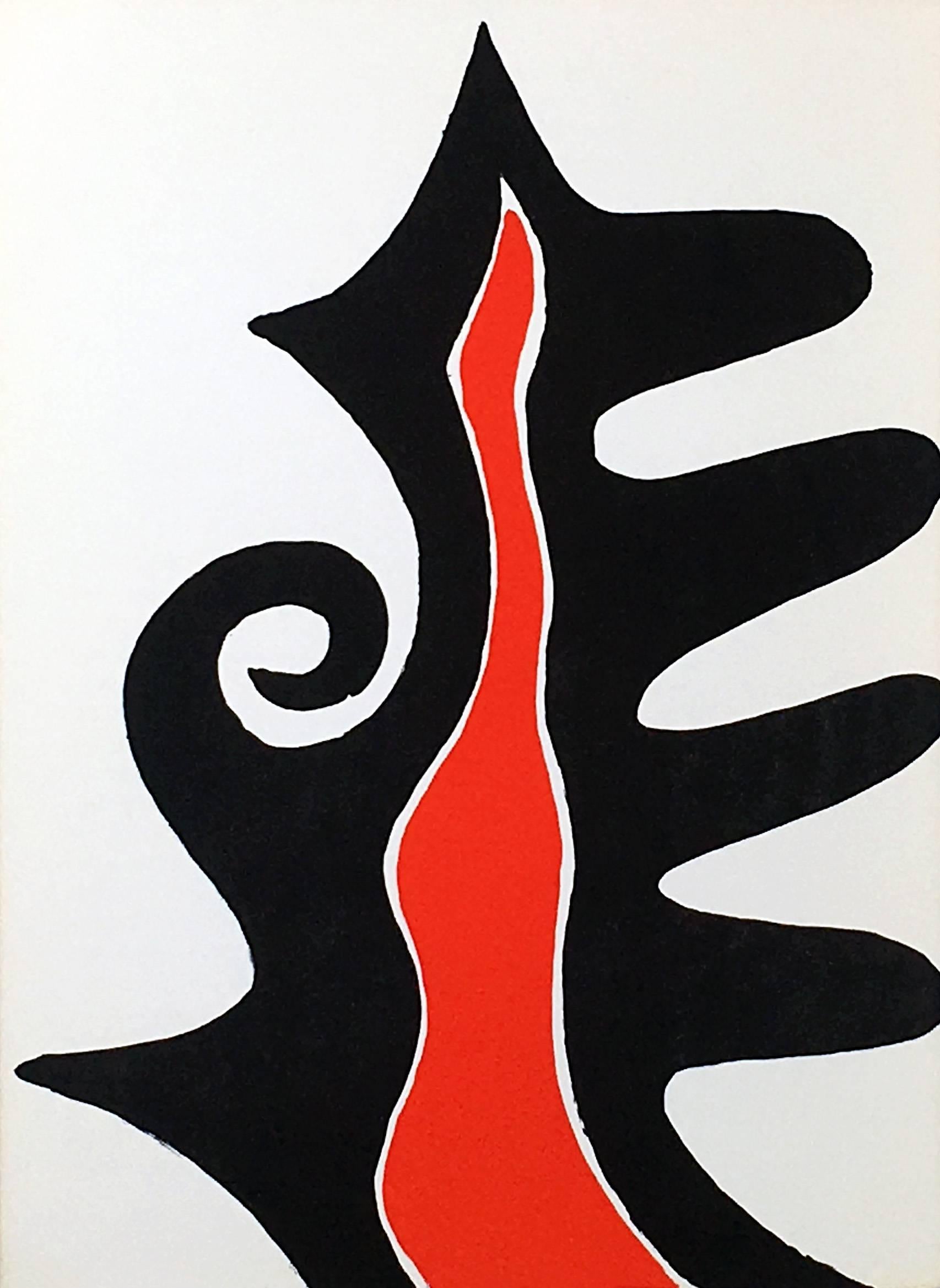 Vintage original 1970s Alexander Calder Lithograph 
Published by: Galerie Maeght, Paris, 1973
Portfolio: Derriere Le Miroir

Lithograph in colors; 1973
11 x 15 inches
Very good condition for its age
Unsigned from an edition of unknown 


Related