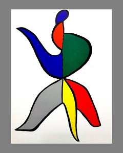 Alexander Calder Lithograph, Derriere Le Miroir (Calder prints) 