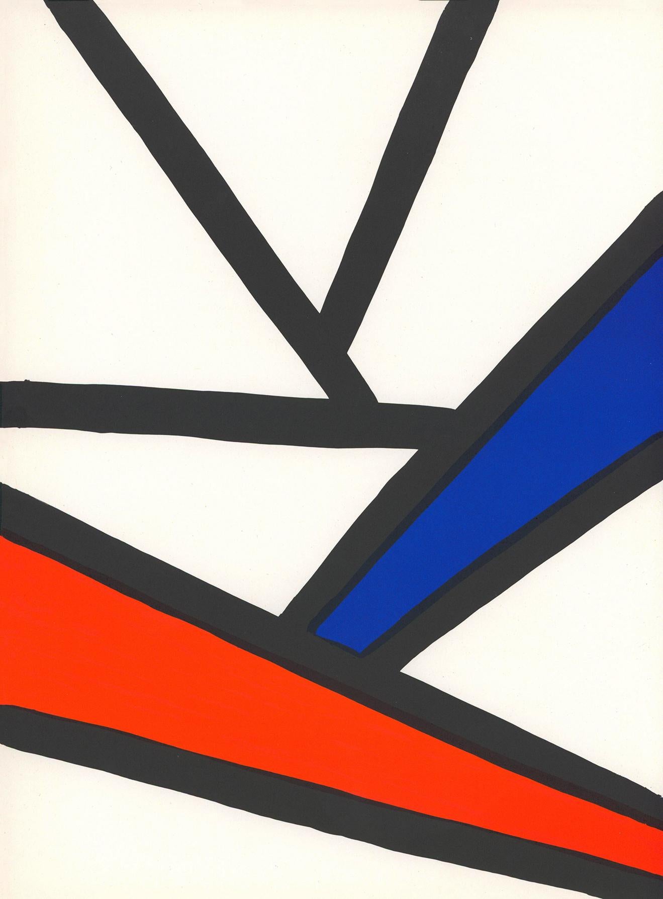 Lithographie d'Alexander Calder (derrière le miroir) en vente 1
