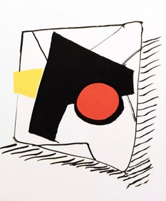 Alexander Calder Lithograph derrière le miroir