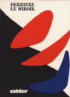 Alexander Calder lithographic cover 1971 (Calder Derrière le miroir)