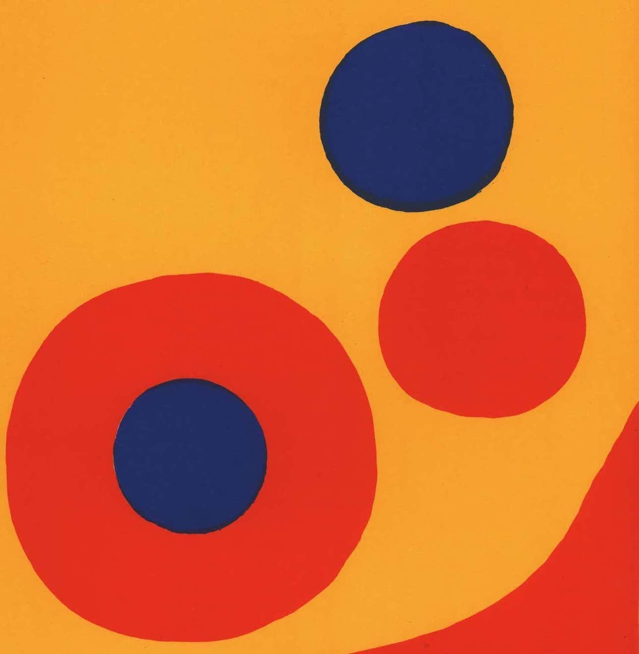 Alexander Calder Couverture lithographique Derrière le miroir 1973  en vente 1