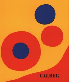 Alexander Calder Lithographic cover Derrière le miroir 1973