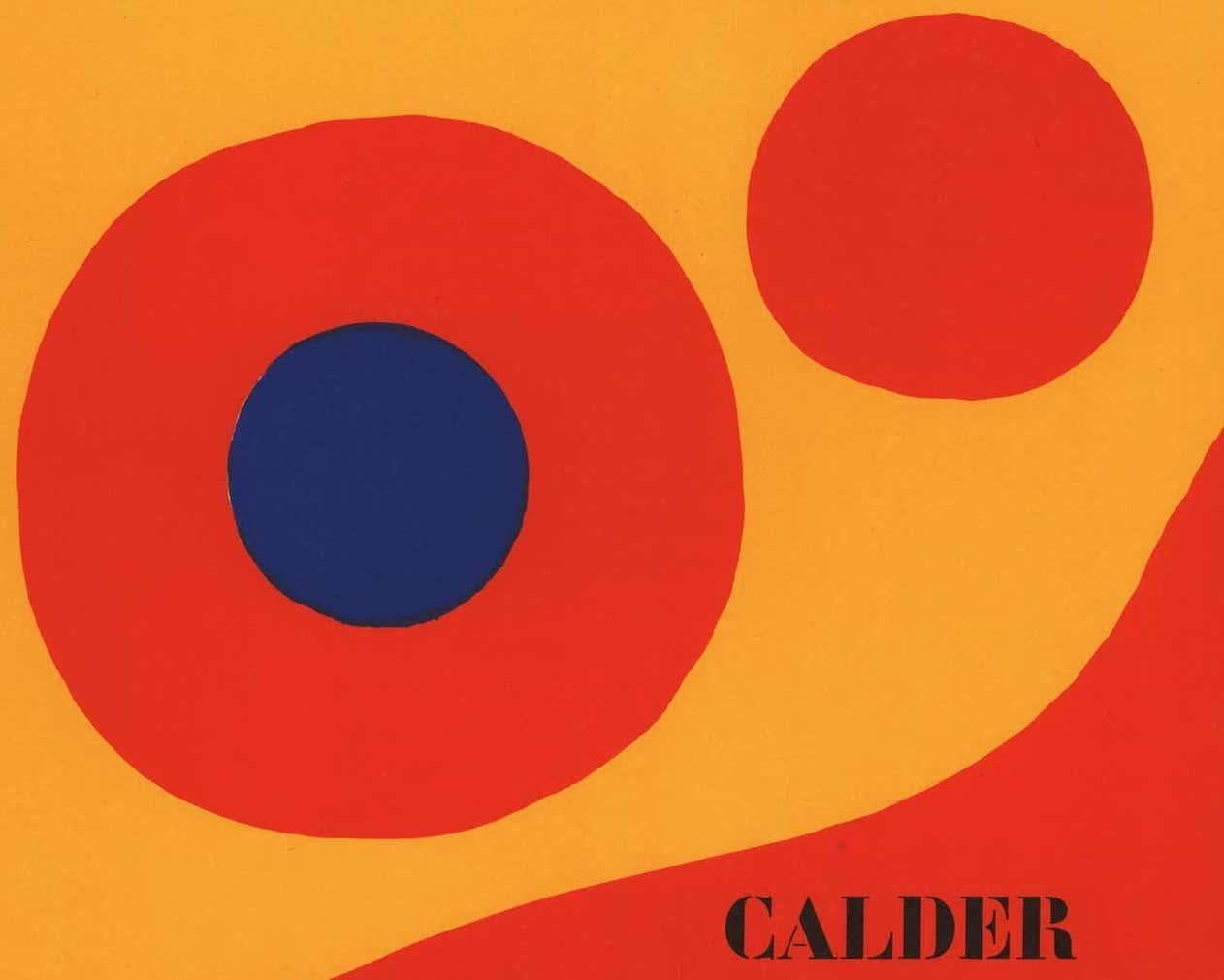 Alexander Calder Couverture lithographique Derrière le miroir 1973  3