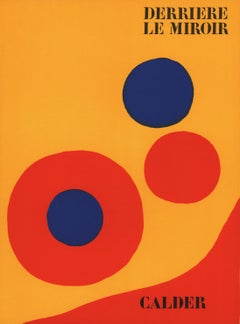 Alexander Calder Lithographic cover Derrière le miroir 1973 