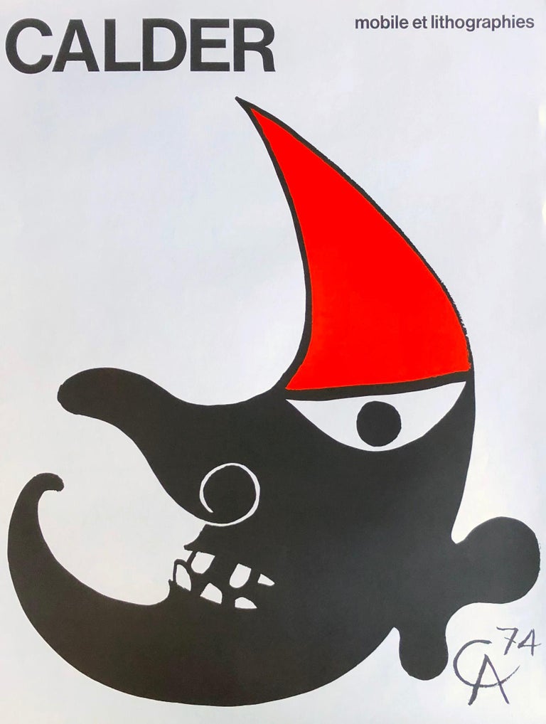 Alexander Calder Alexander Calder Mobile et Lithographies poster 1970s (Calder prints), Print