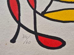 Alexander Calder -- One Plate from The Sacrilege of Alan Kent