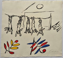 Alexander Calder -- Un Plato de El Sacrilegio de Alan Kent