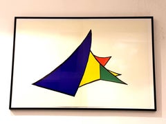 Alexander Calder - Original Lithograph - Behind the Mirror