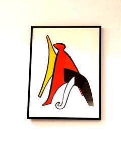 Alexander Calder - Original Lithograph - Behind the Mirror