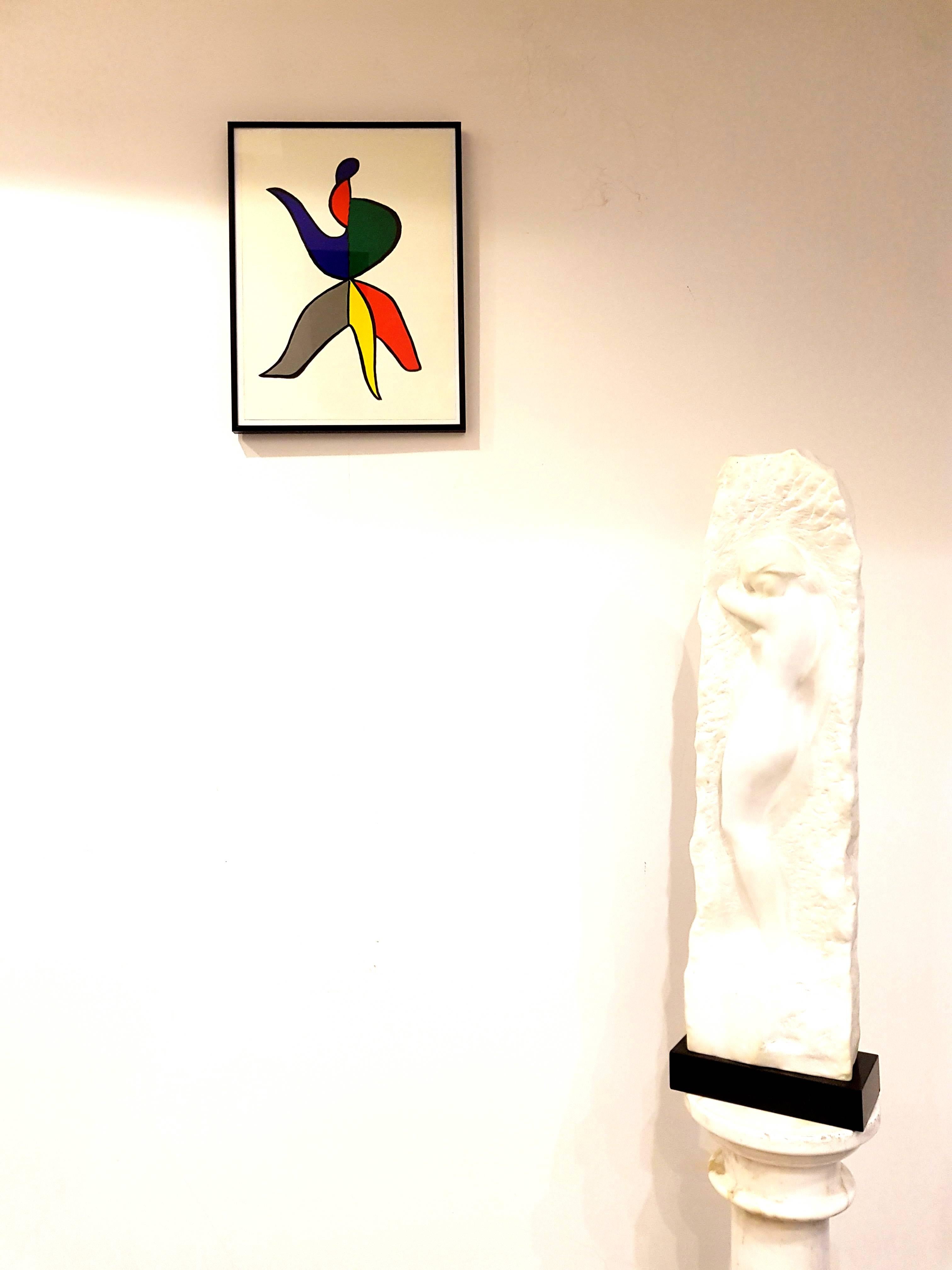 Alexander Calder - Original Lithograph - Behind the Mirror For Sale 2