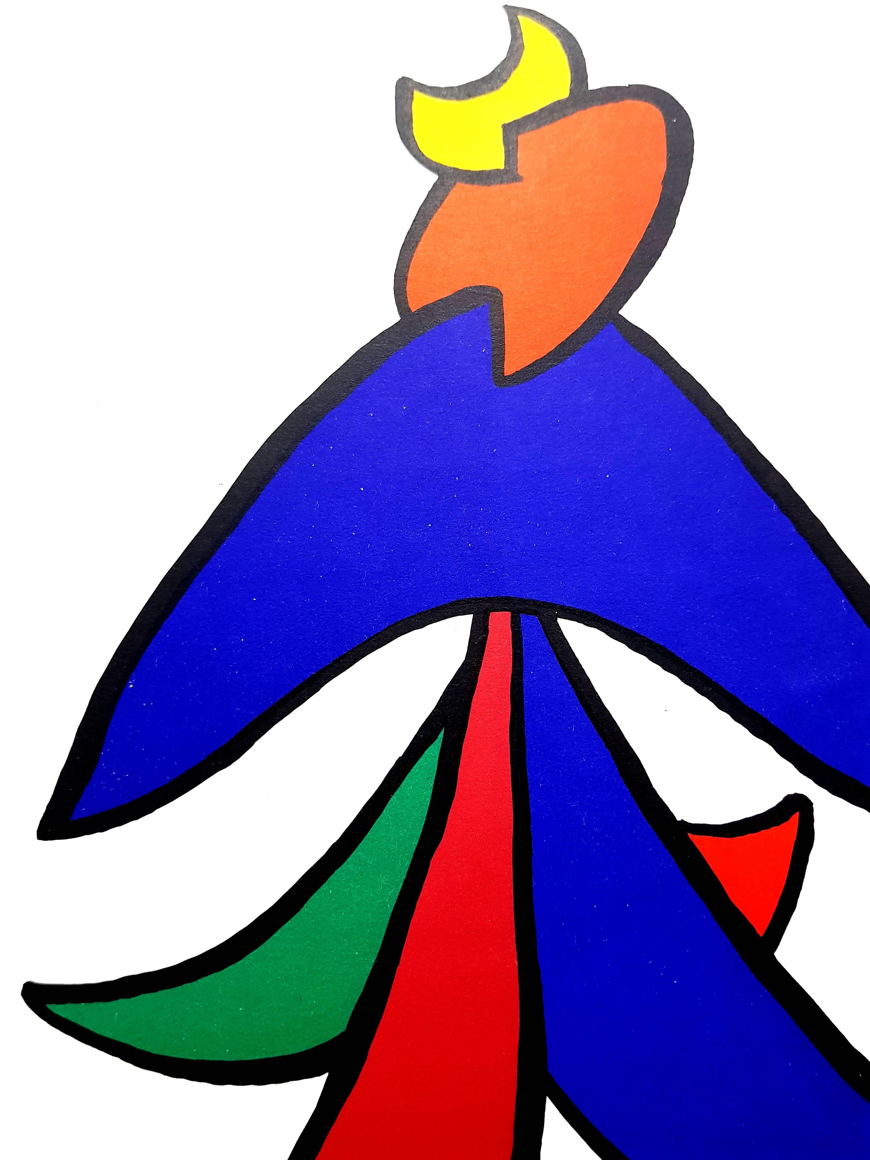 Alexander Calder - Original Lithograph - Behind the Mirror For Sale 6