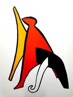 Alexander Calder - Original Lithograph - Behind the Mirror