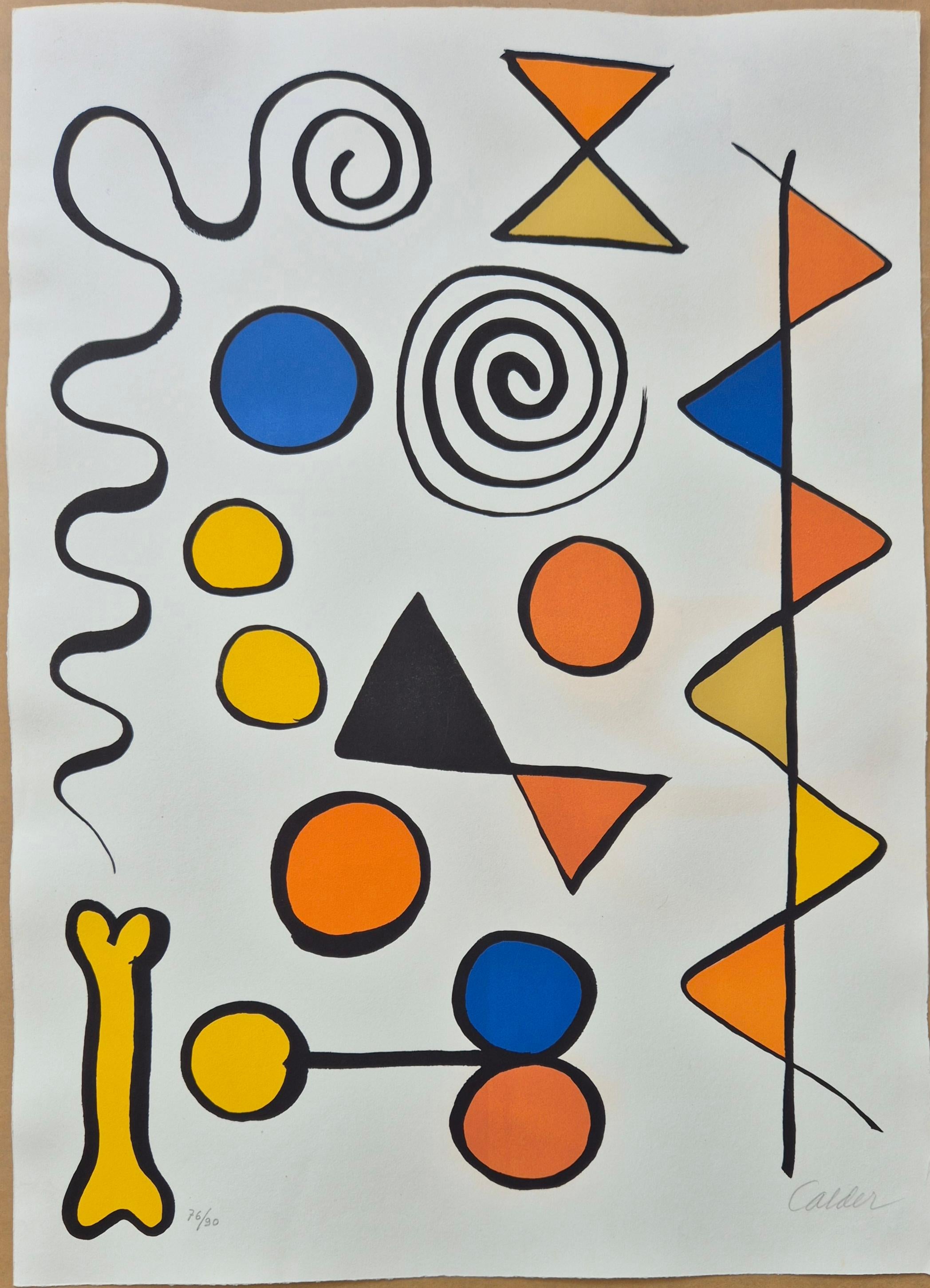 Alexander Calder -- Hueso y Serpiente (Os et Serpent)