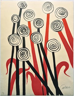 Alexander Calder -- Spiral Flowers