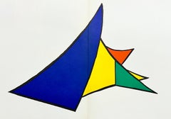 Alexander Calder Stabiles lithograph 1963 (Calder derrière le miroir)