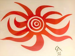 Alexander Calder - Sunburst, Original Lithograph