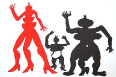 Alexander Calder, The Madwomen of Sache, from Derriere le Miroir, 1975