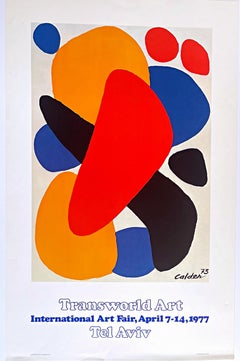Alexander Calder - Affiche de la foire internationale d
art Transworld Art, Tel Aviv, 1977