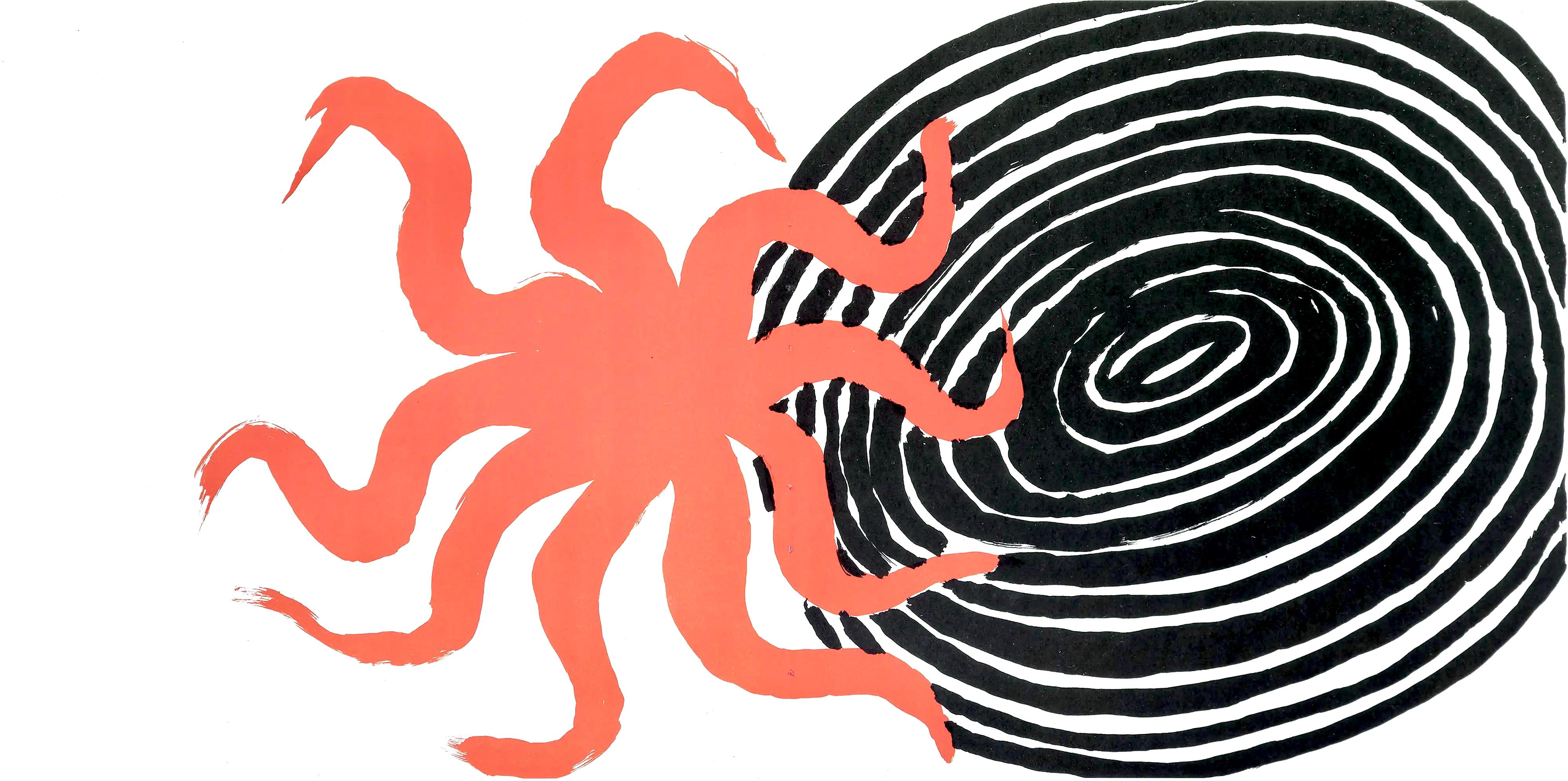 Alexander Calder, Untitled, from Calder autobiographie, 1972