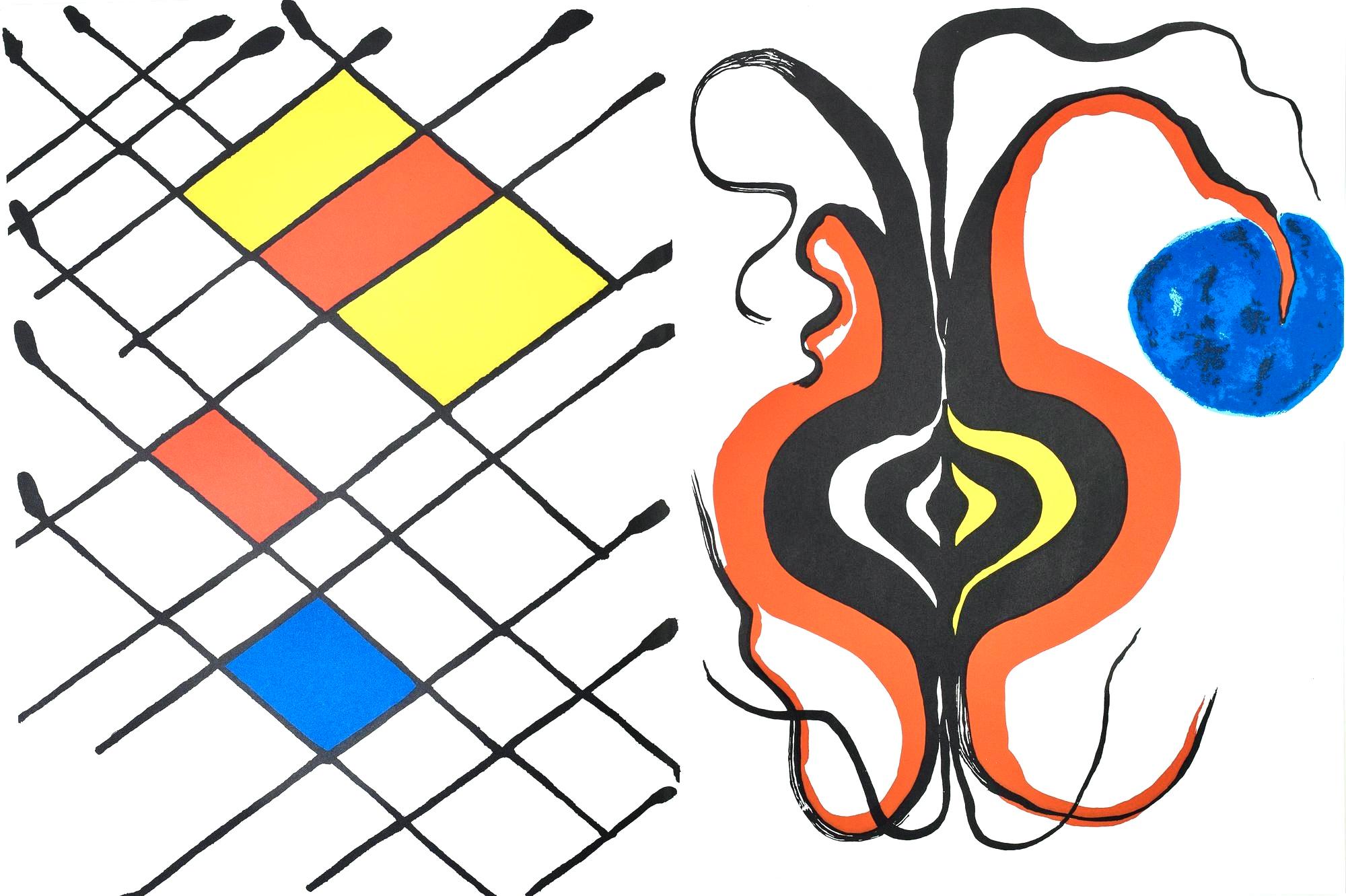 Alexander Calder, Untitled, from Derriere le miroir, 1966