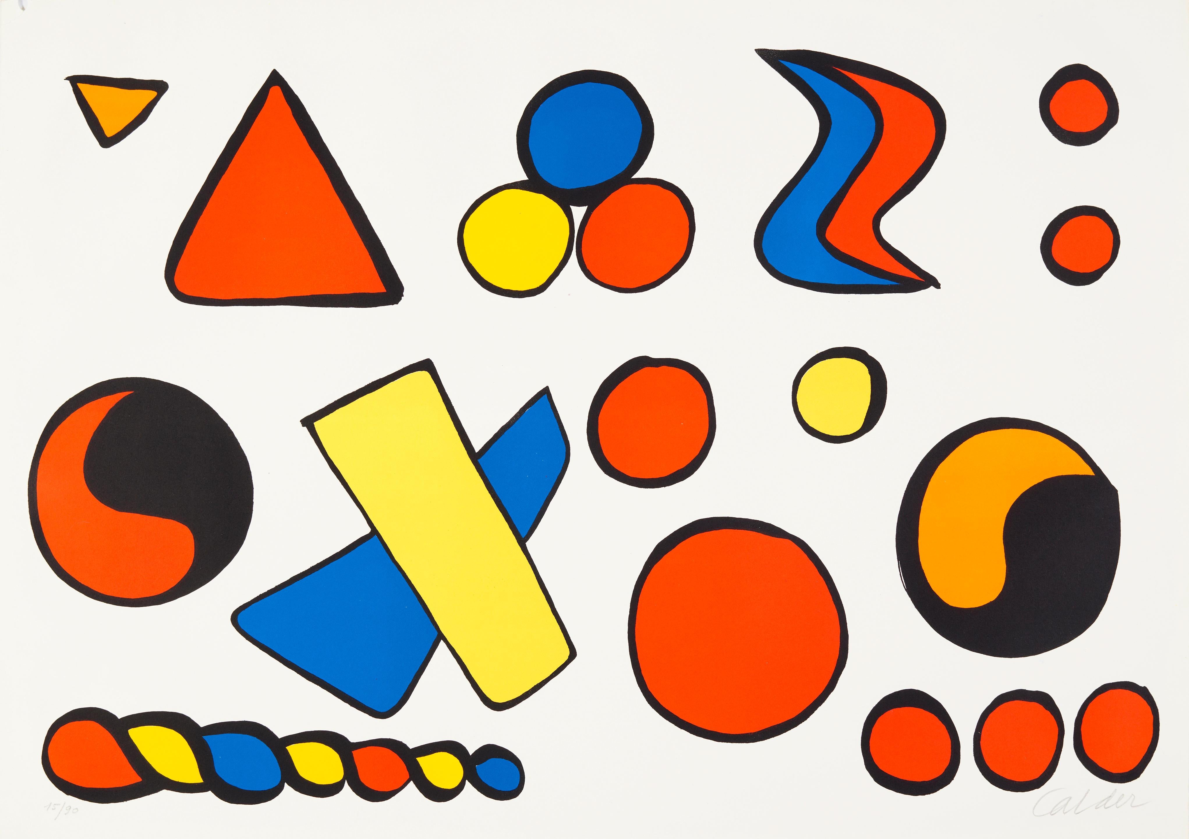Alphabet et Saucisson, c - Print by Alexander Calder