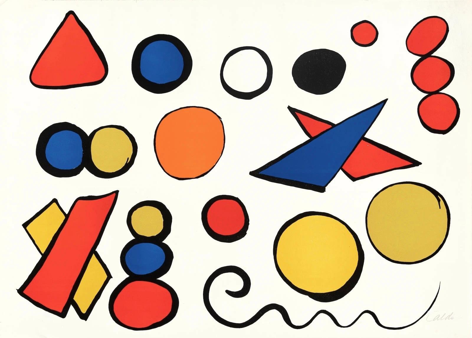 Alphabet Et Serpent - Print by Alexander Calder
