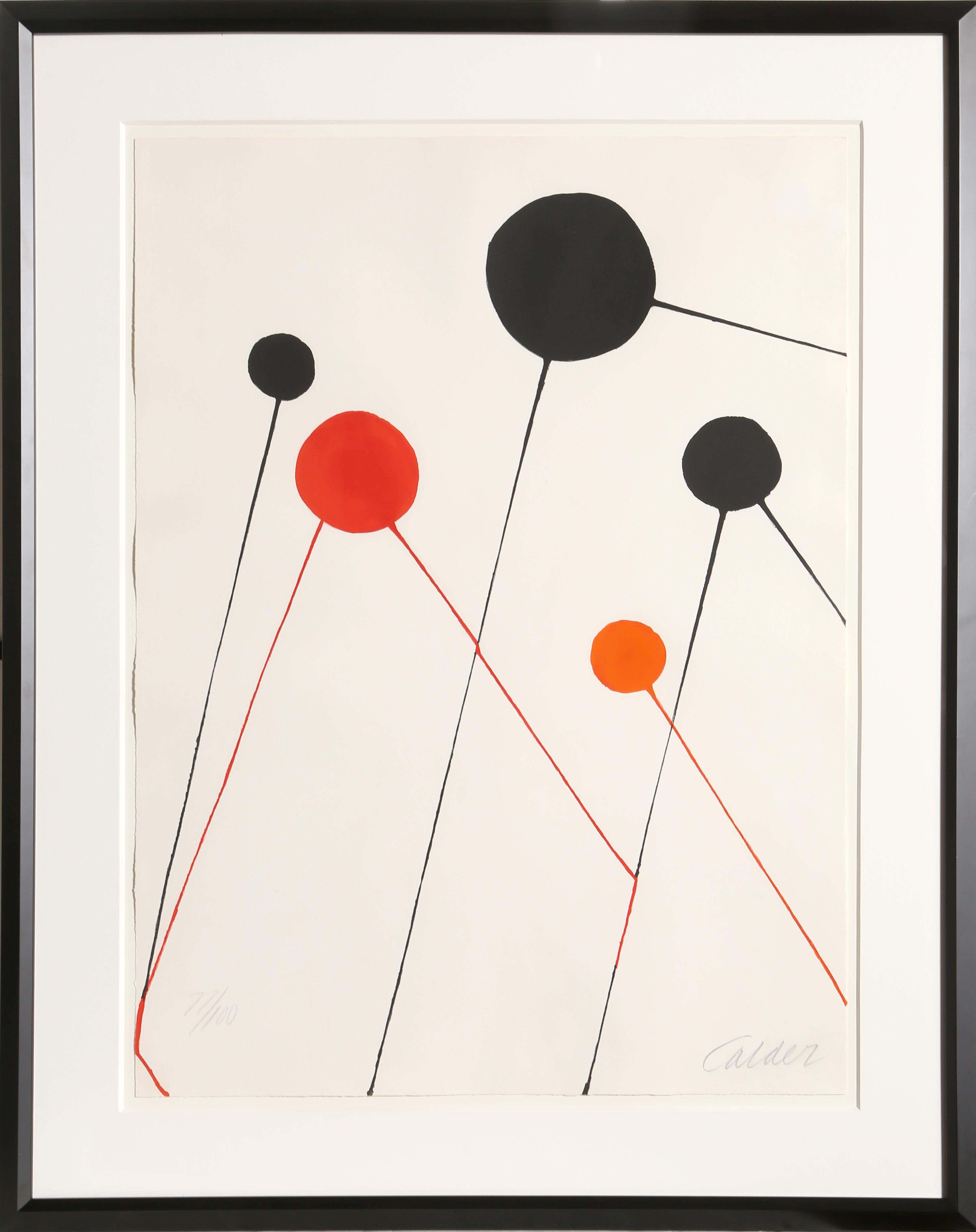 Calder Lithograph Balloons 4 For Sale On 1stDibs Calder Lithograph Balloons 4 For Sale On 1stDibs