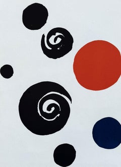 Globos y espirales - Litografía, 1965