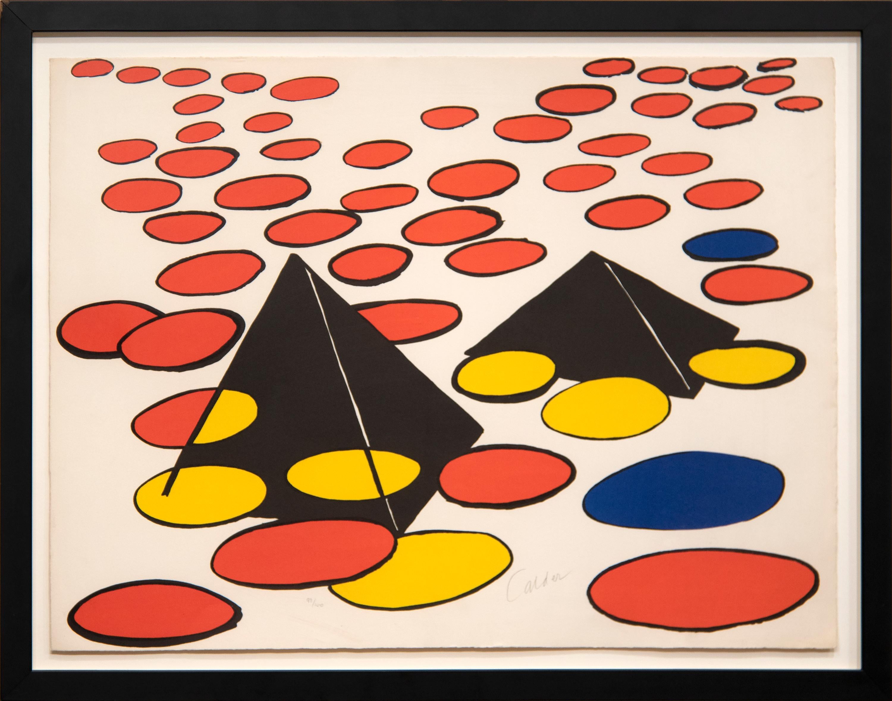 Calder Pyramids Alexander Calder - Black Pyramids For Sale at 1stDibs | random 360 ...