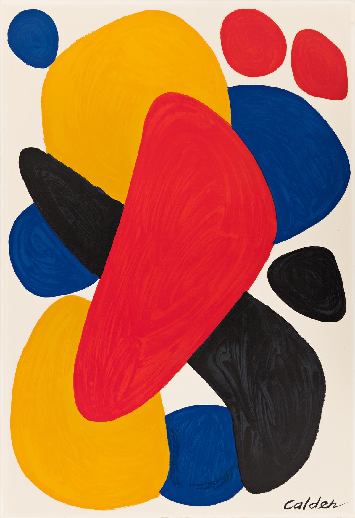 Alexander Calder Print - Boomerang