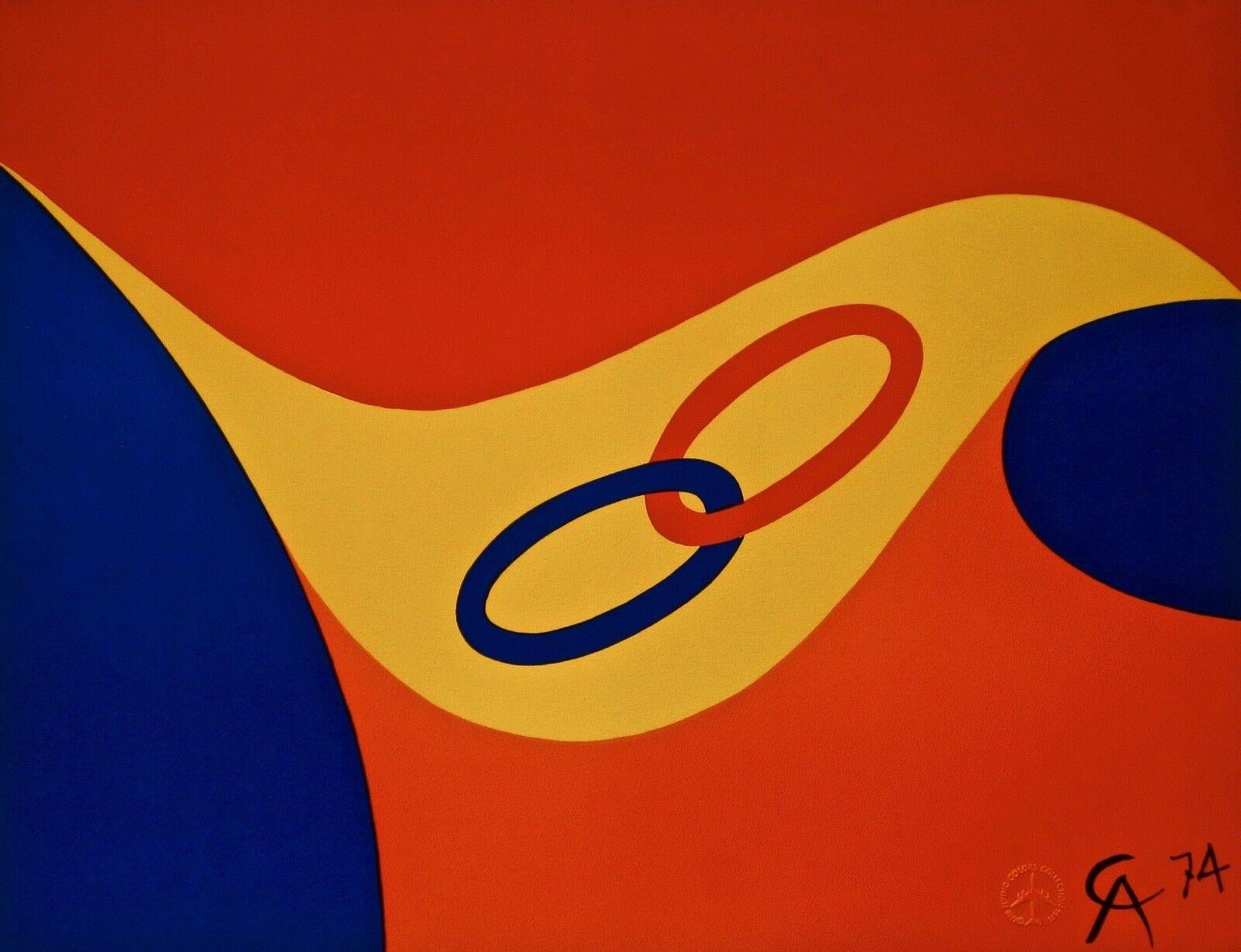 Braniff International Airways Flying Colors (cinq œuvres d'art), Alexander Calder en vente 1