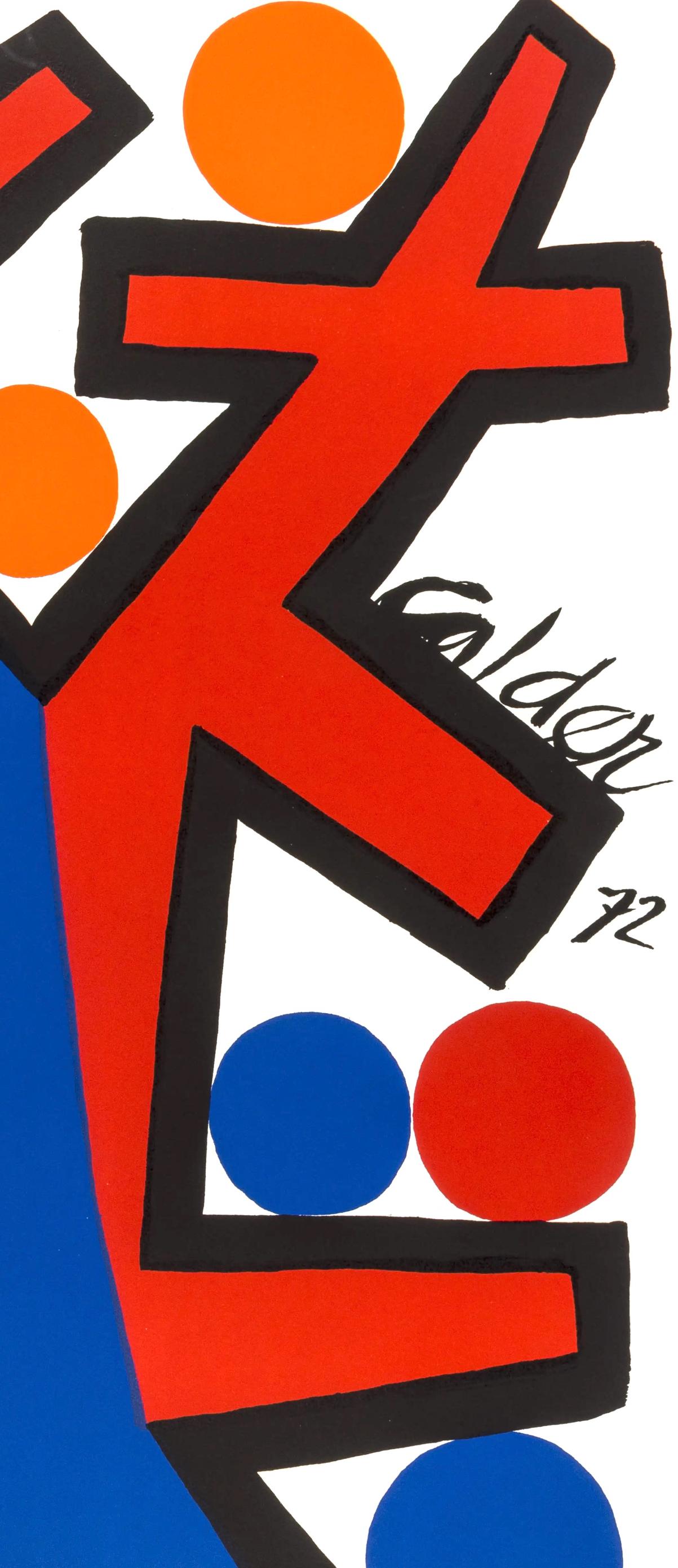 Calder, Autobiographie, The Collector's Guild Ltd. (after) - Purple Abstract Print by Alexander Calder