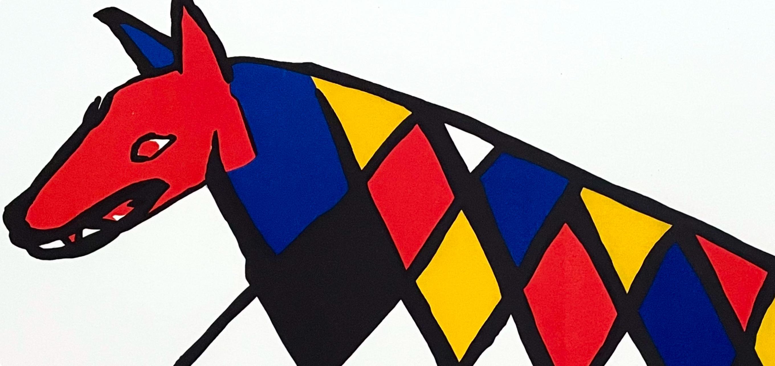 Calder, Beastie, Braniff International Airways Flying Colors (después) - Print Moderno de Alexander Calder